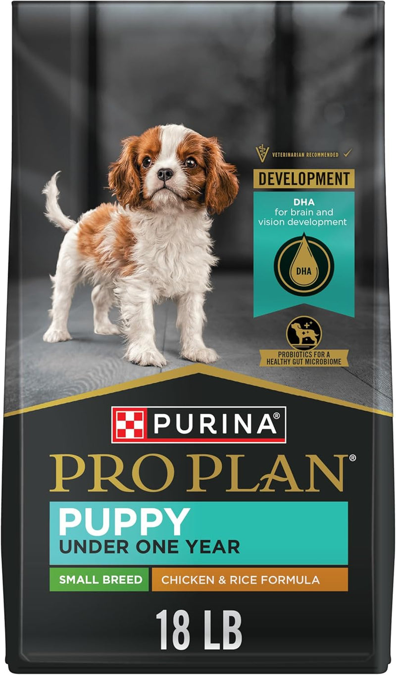 Purina Pro Plan High Protein Small Breed Puppy Food DHA Chicken & Rice Formula - 6 lb. Bag