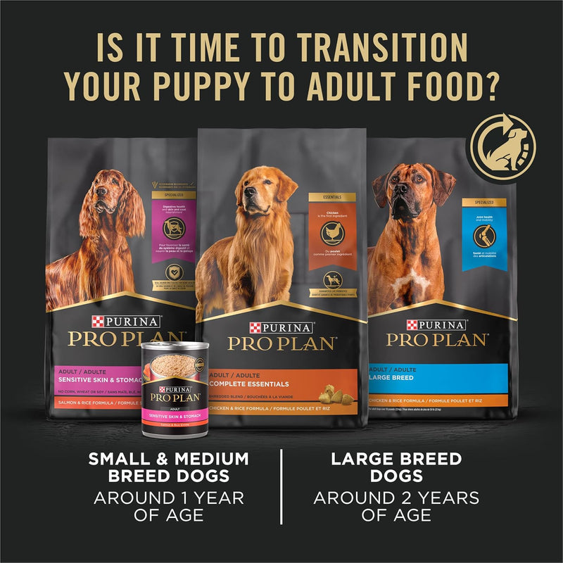 Purina Pro Plan Sensitive Skin and Stomach Dog Food Puppy Salmon and Rice Formula - 16 Lb. Bag