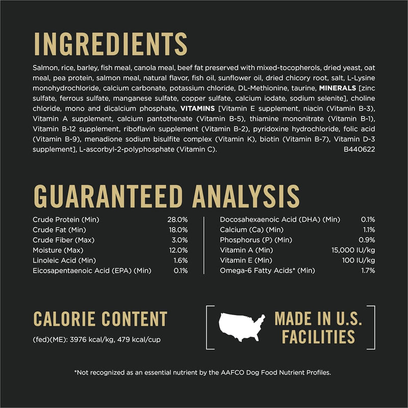 Purina Pro Plan Sensitive Skin and Stomach Dog Food Puppy Salmon and Rice Formula - 16 Lb. Bag